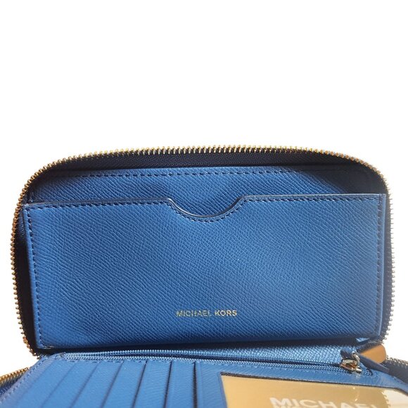 Michael Kors NEW Jet Set Travel Large Flat Multifunction Phone Case Wallet - Picture 4 of 5